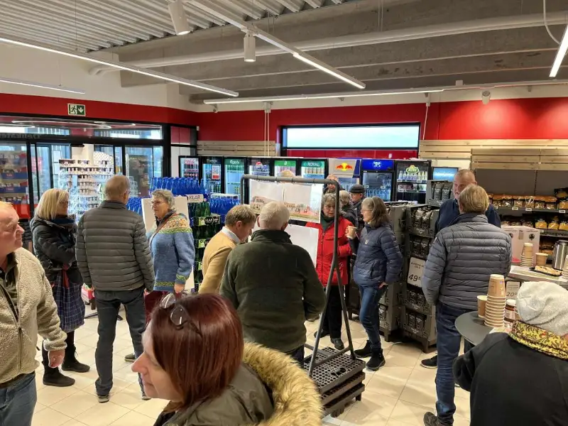 De færdige tegninger præsenteres